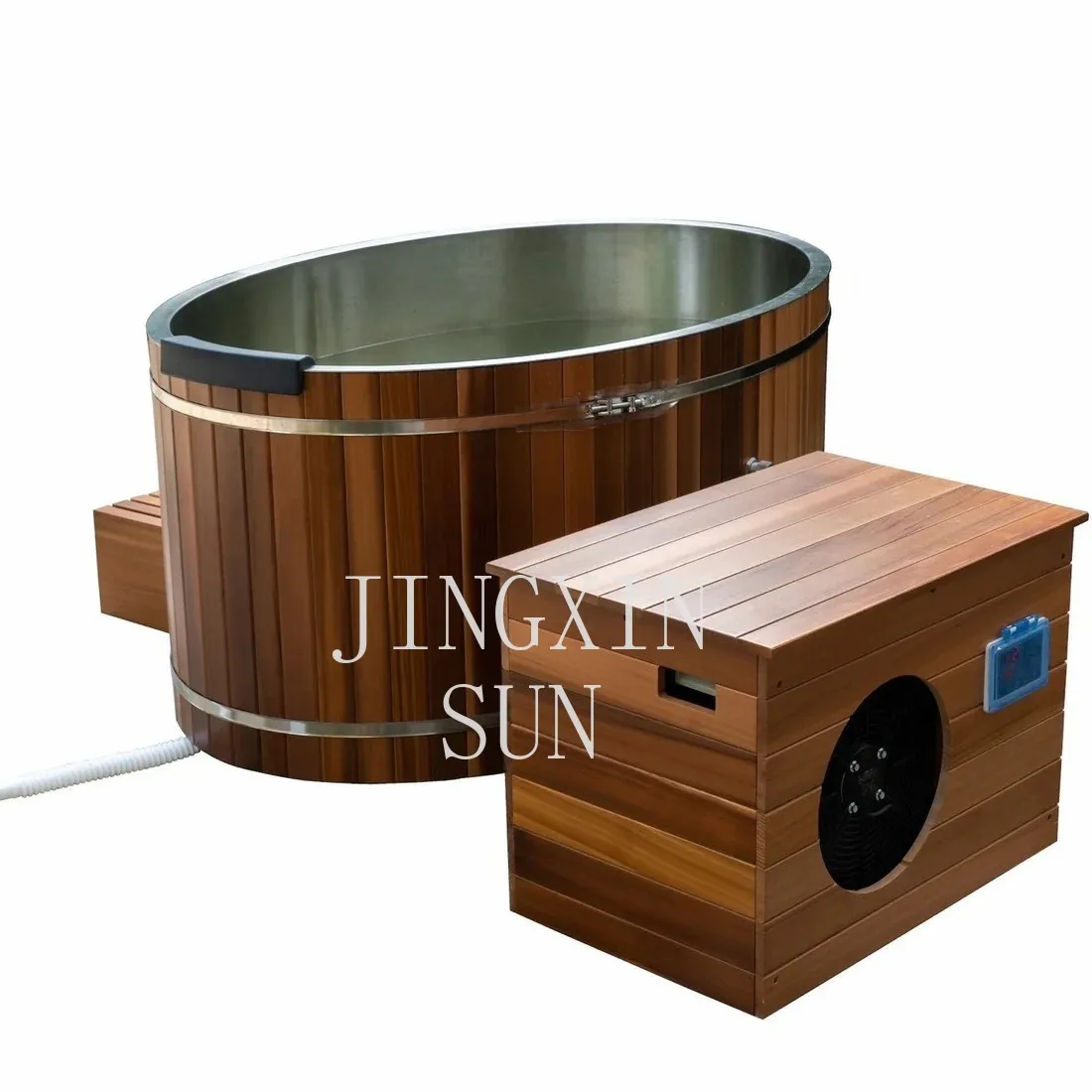 Stainless steel newly designed 1-person ice bath ice pool for fitness recovery chillers