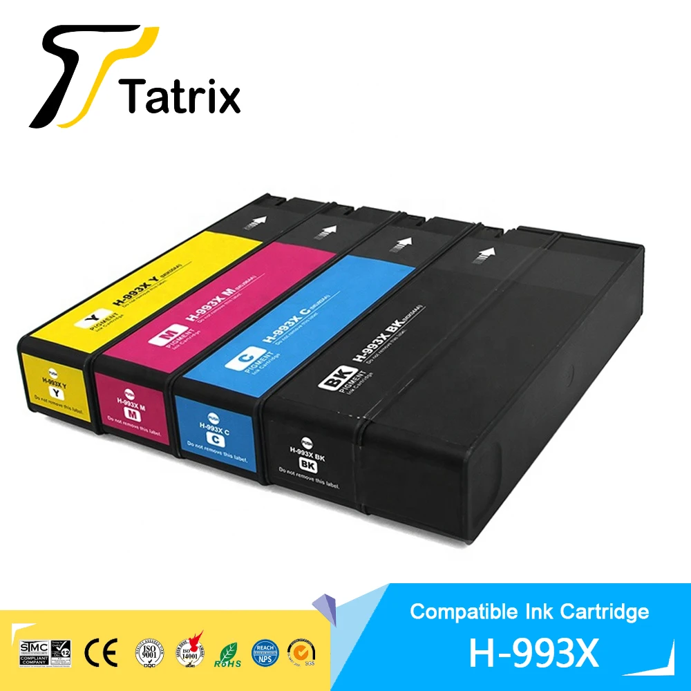 

Tatrix For HP 993 993X Premium Compatible Ink Cartridge For hp PageWide Pro 750dw/777z/MFP 772dn MFP 774dn/dns/779dn/dns/755DN