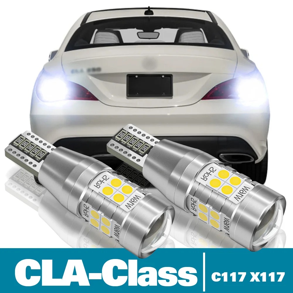 2pcs LED Reverse Light For Mercedes Benz CLA Class C117 X117 Accessories 2012-2019 2014 2015 2016 2017 2018 Backup Back up Lamp