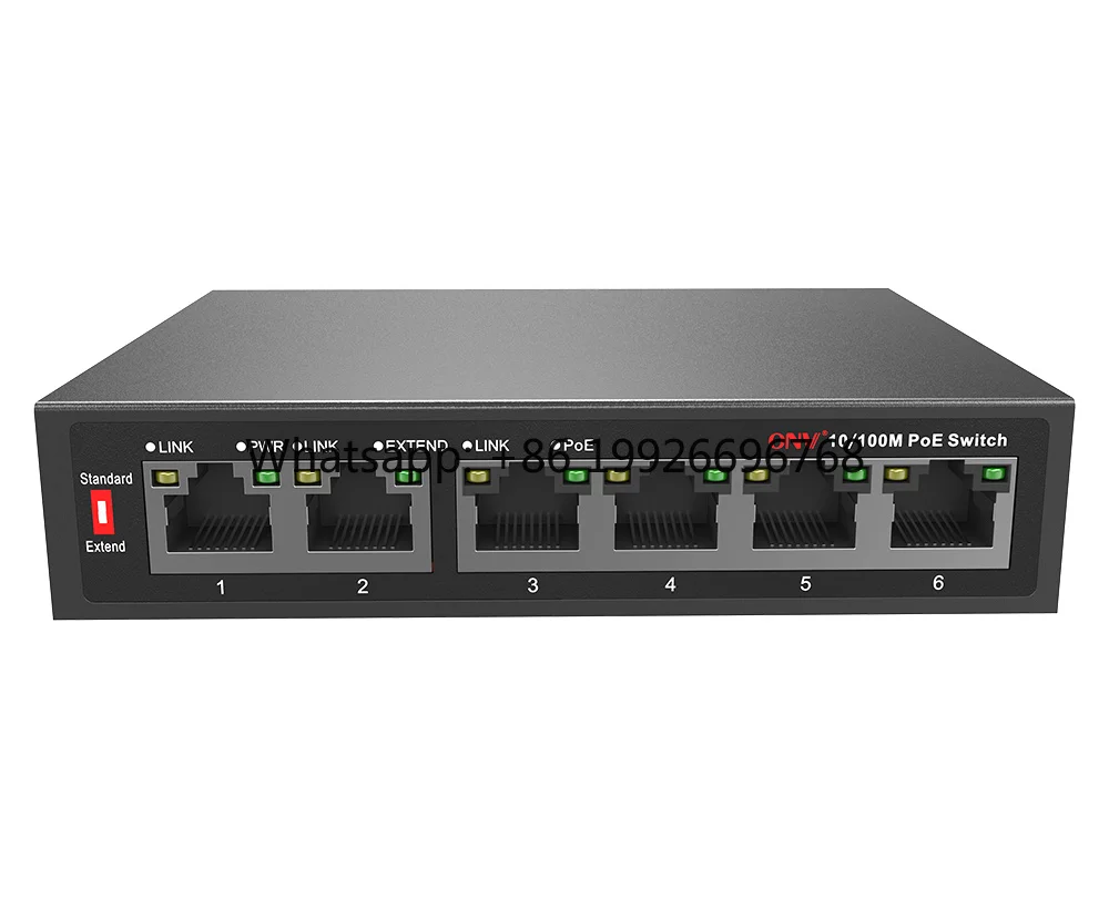 switch-poe-4-ports-transmission-longue-distance-250-metres-switch-poe-rapide-6-ports-avec-2-ports-uplink
