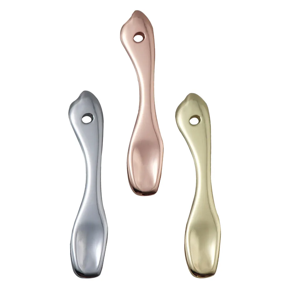 

3Pcs Zinc Alloy Cream Scoop Makeup Spoon for Facial Mask Mixing Sampling Spoon Skin Care Application Makeup Scoop