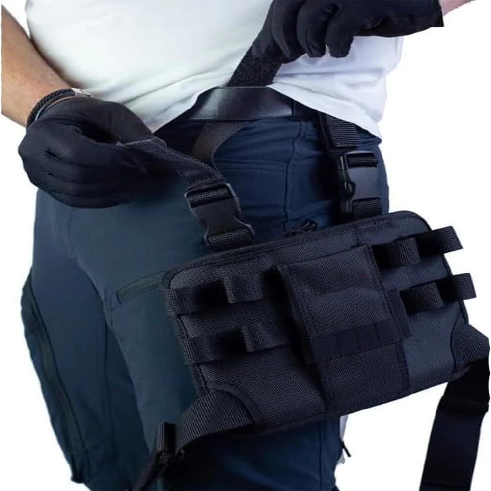 Przenośny z klipsem do paska Kabura Z Pokrowiec na narzędzia Torba na narzędzia Pasek na narzędzia Noga Pokrowiec na narzędzia Czarny Stylowy pasek na narzędzia