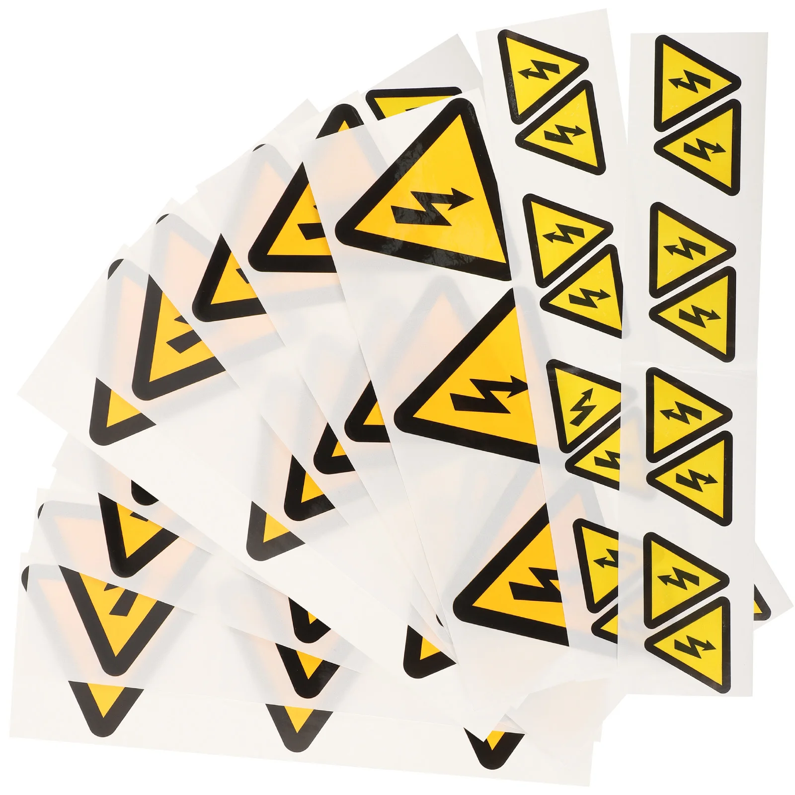 

30Pcs Warning Stickers Electrical Shock Adhesive Safety Labels Durable Caution Sign Decals Electric Fence Sign