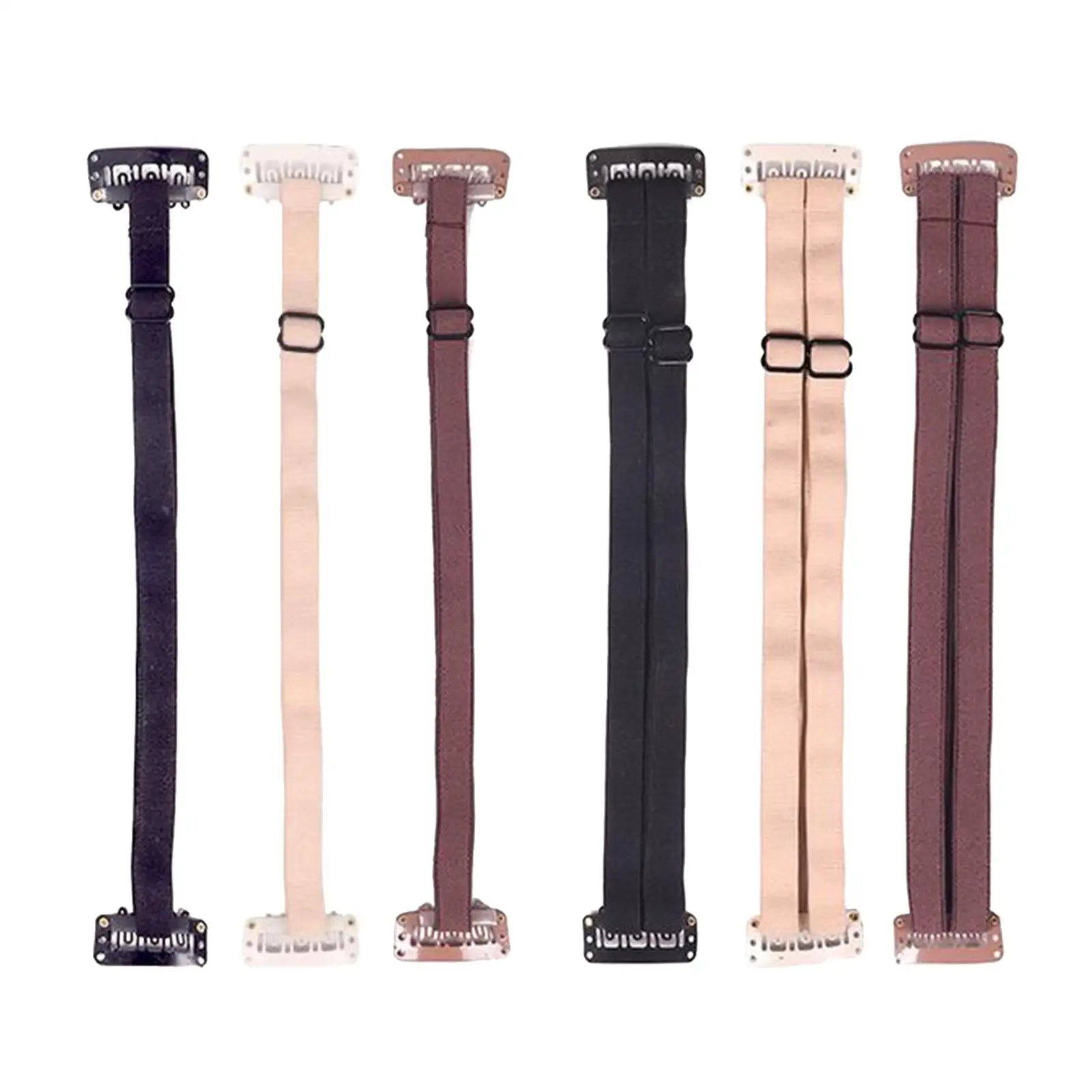 أشرطة تمدد من النايلون لرفع العينين والحواجب مشبك Bb شريط مرن مطاط قابل للتعديل لأشرطة الوجه المضادة للتجاعيد للشعر