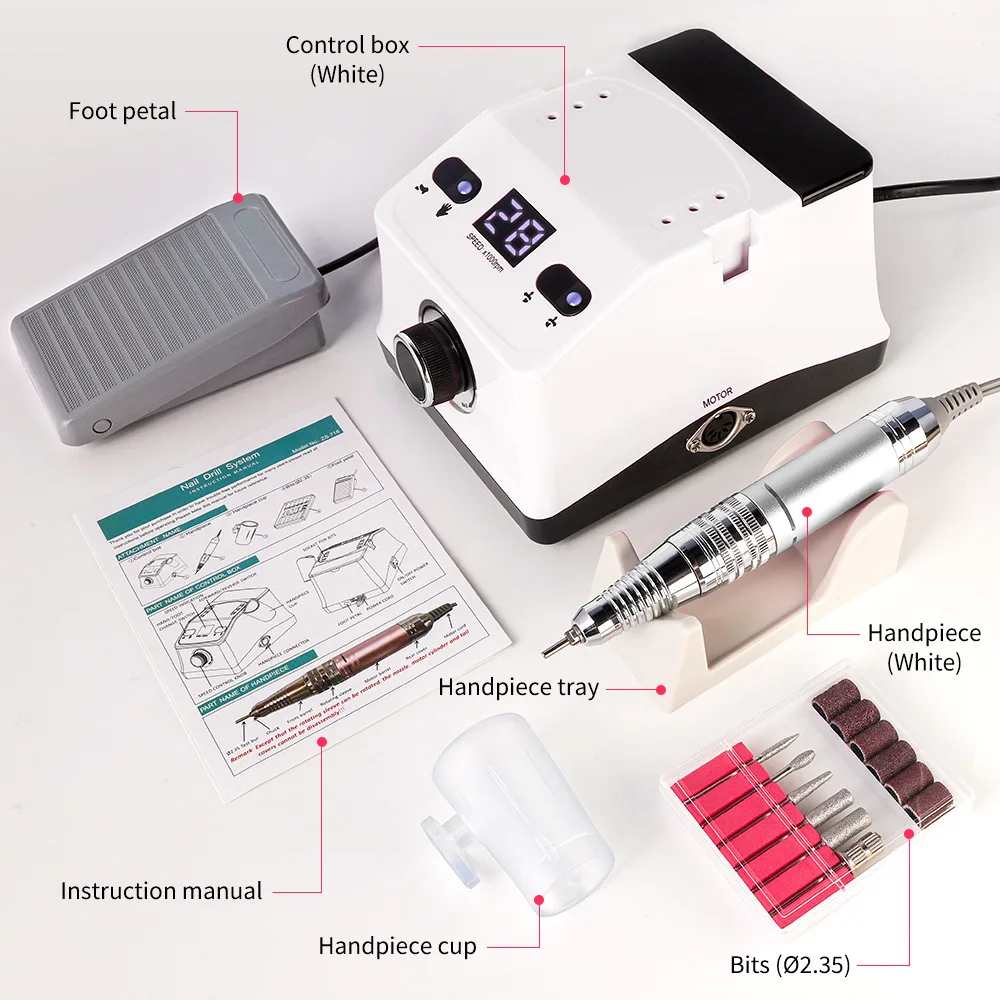 35000 U/min elektrische Nagel bohrmaschine profession elle Maniküre Maschine Nagels chl eifer Set Nagel bohrer tragbare Nagels tudio Polierer Ausrüstung