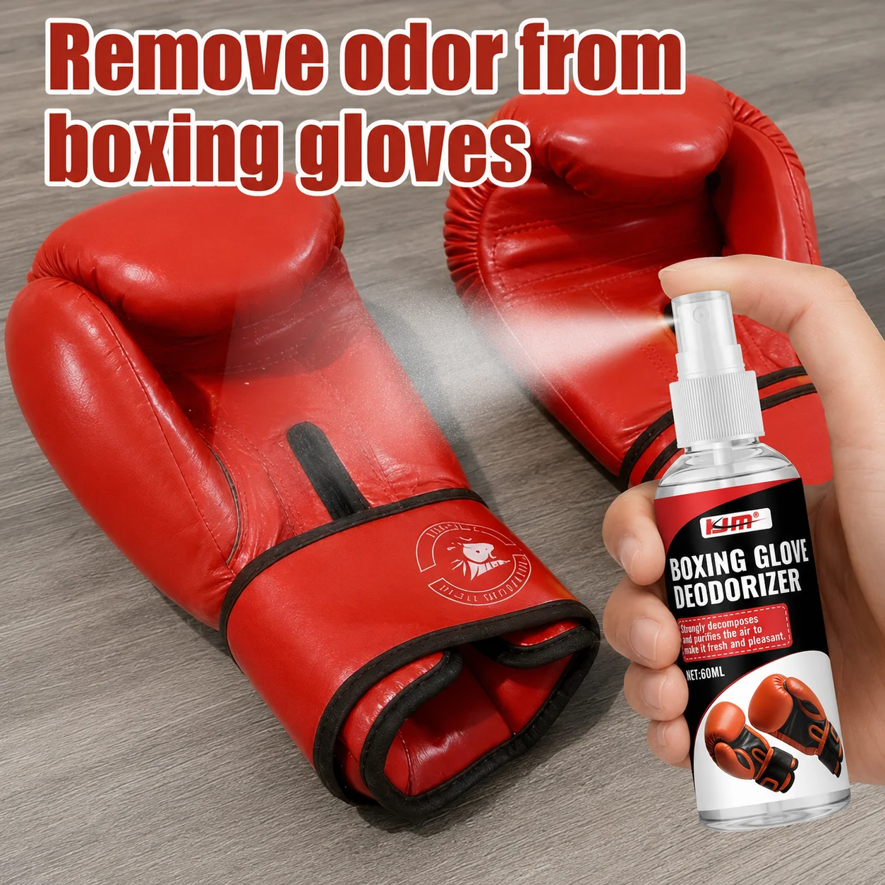 Sports Equipment Deodorizer - KJM Boxing Glove Deodorizer Spray 60ml
