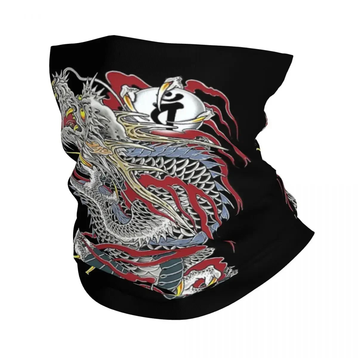 Kiryu Kazuma - Dragon Of Dojima (Yakuza) Bandana Neck Gaiter Printed Wrap Scarf Headwear Hiking Fishing Unisex Adult Winter