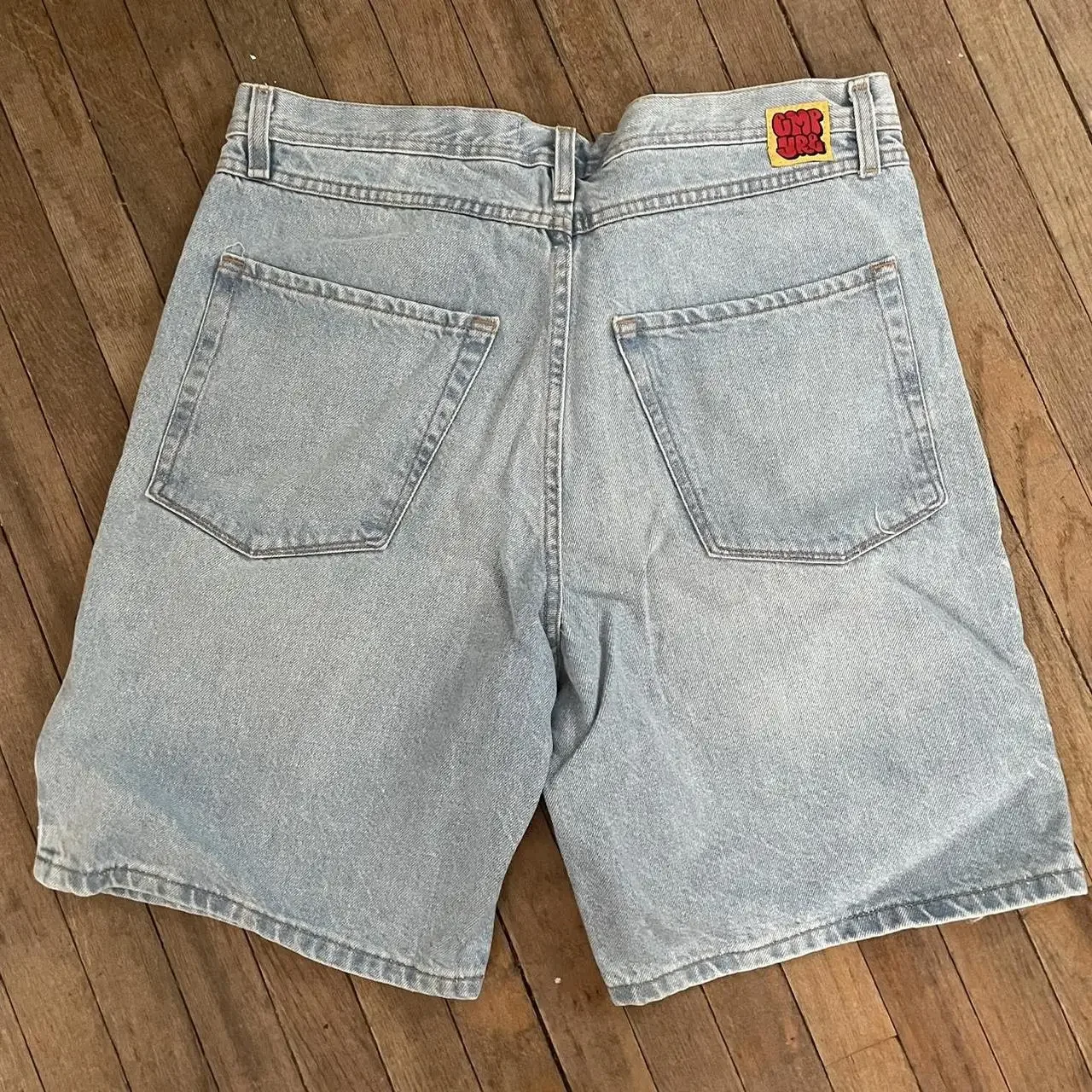 Big Boy Baggy Shorts Nieuwe Harajuku Hiphop Cartoon Grafische Borduur Retro Denim Shorts Y 2K Vintage Shorts Heren Streetwear