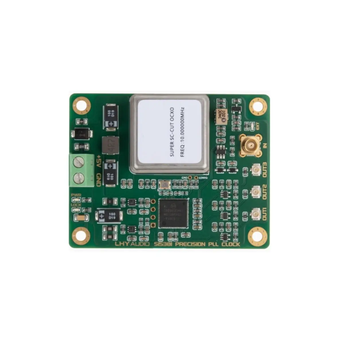 A32I OCXO Constant Temperature Crystal Oscillator Clock Upgrade Board 22/24/25MHz Multi-Channel Frequency PLL Output