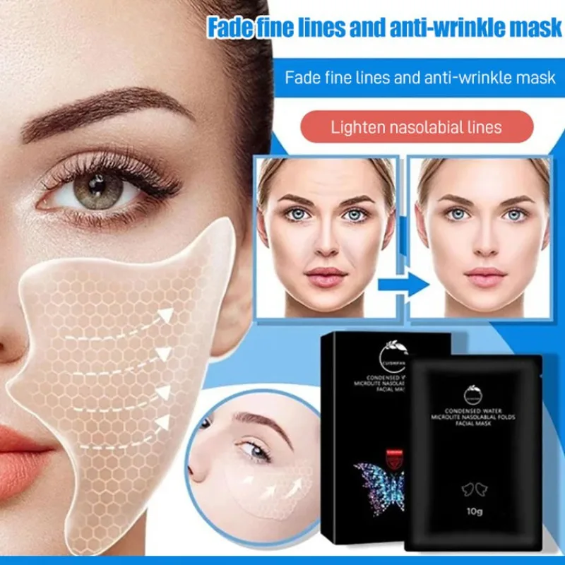 

Fade Fine Lines and Anti-wrinkle Nasolabial Folds Mask Fade Fine Lines Anti-Aging V Face Face Mask Firming Collagen Moisturiser
