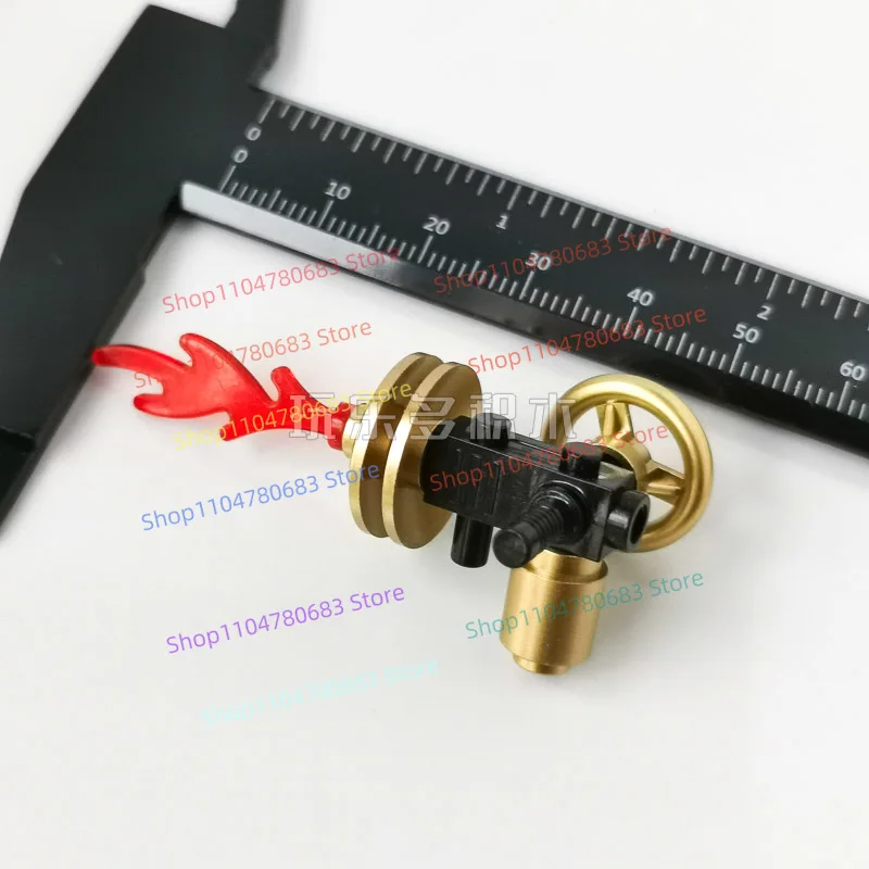 ビルディングブロック火炎放射器エネルギーガンミニフィギュア組み立てモデルディスプレイピースアニメ漫画アクセサリーグッズおもちゃギフト