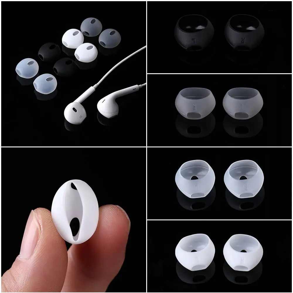 Shockproof Headset Earplug Protector Ear pads Case Silicone Earbuds Cover Earphone Replacement For Ap iP Phone Earphone