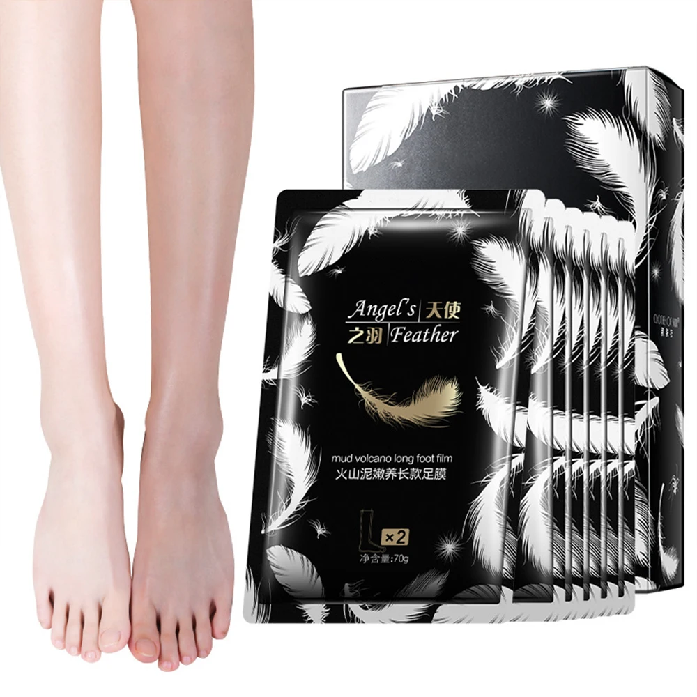 Skin Clothing Volcanic Mud Foot Mask Exfoliating And Dead Skin Care Foot Mask Anti-drying And Peeling Foot Mask Home Portable