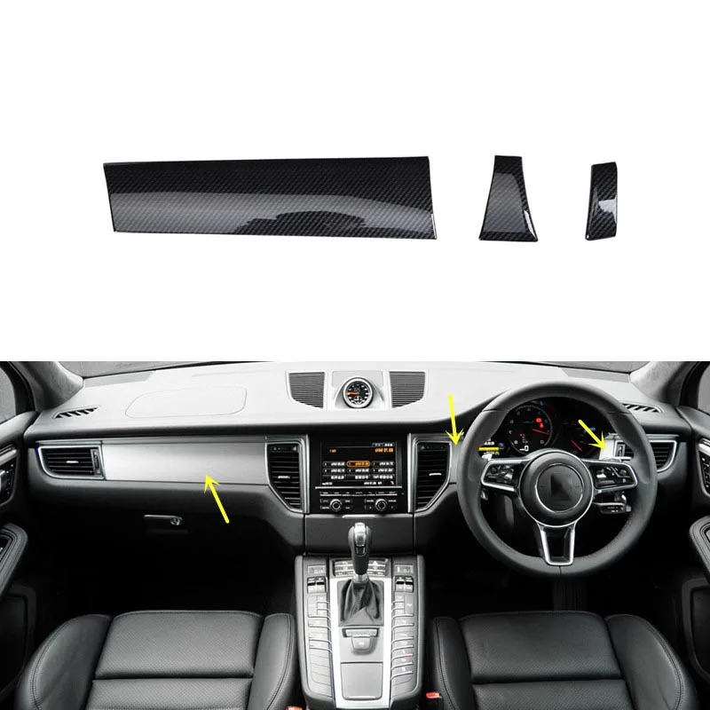 

Для Porsche Macan 2014-2021 правая крышка приборной панели, панель центральной консоли, оконная кнопка, рамка, интерьер