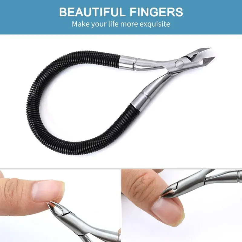 

Spiral Cuticle Trimmer Nippers Cleaner Nail Gap Remover Dead Skin Rescue Hangnail Paronychia Manicure Tools Cleaning Tools Foot