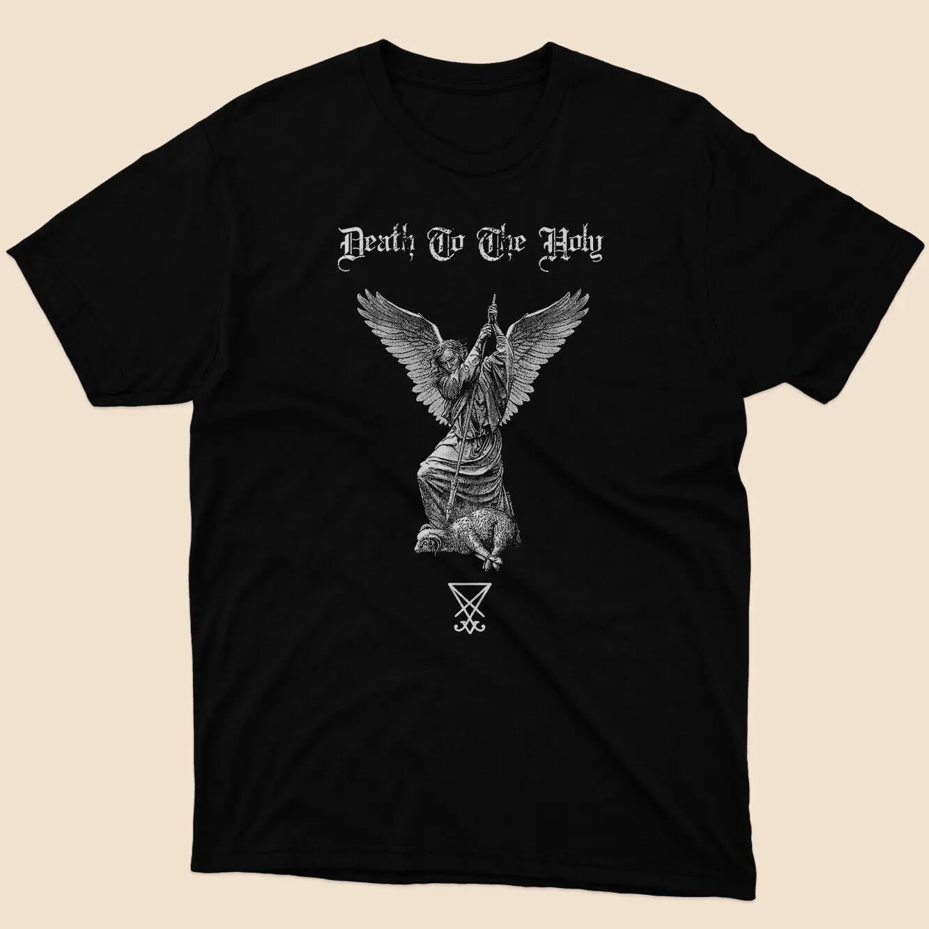 Camiseta de Death to the Holy para hombre y mujer, camisa de manga corta con estampado divertido, talla negra S 5xl