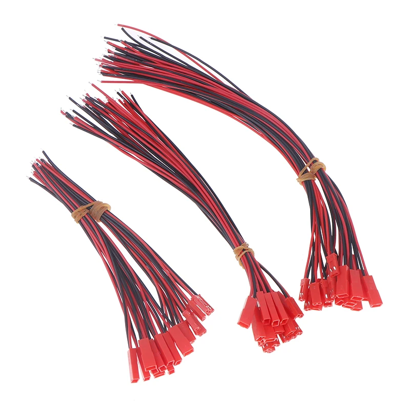 10 pares de conector macho hembra SYP Terminal Cable JST Cable de enchufe 2 pines para RC BEC adaptador de batería helicóptero DIY Dron FPV