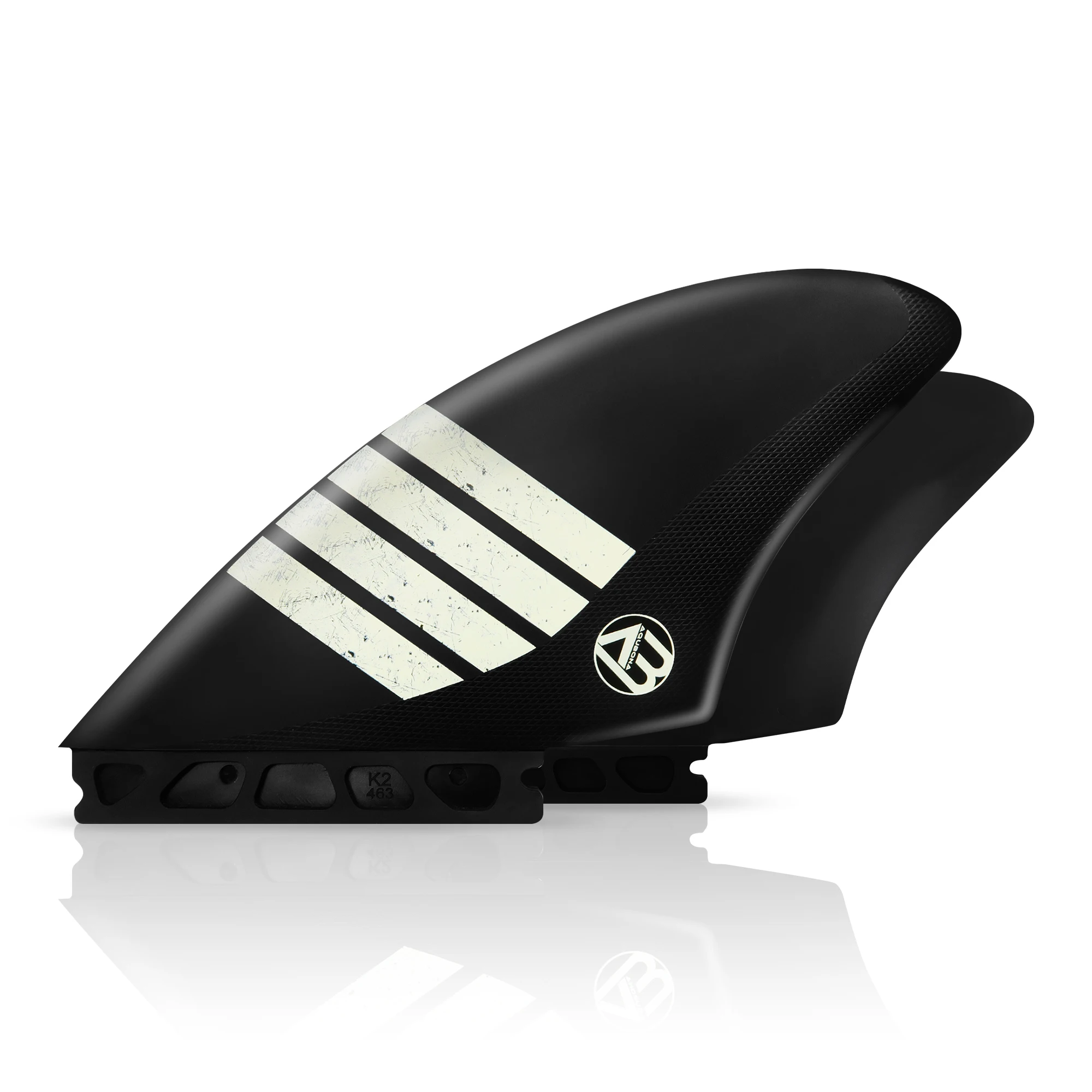 Surfboard Twin Kiel Fins (2 Fins) Dual Tab Single Tab Größen für Longboard Surfboard Funboard – Detail 14