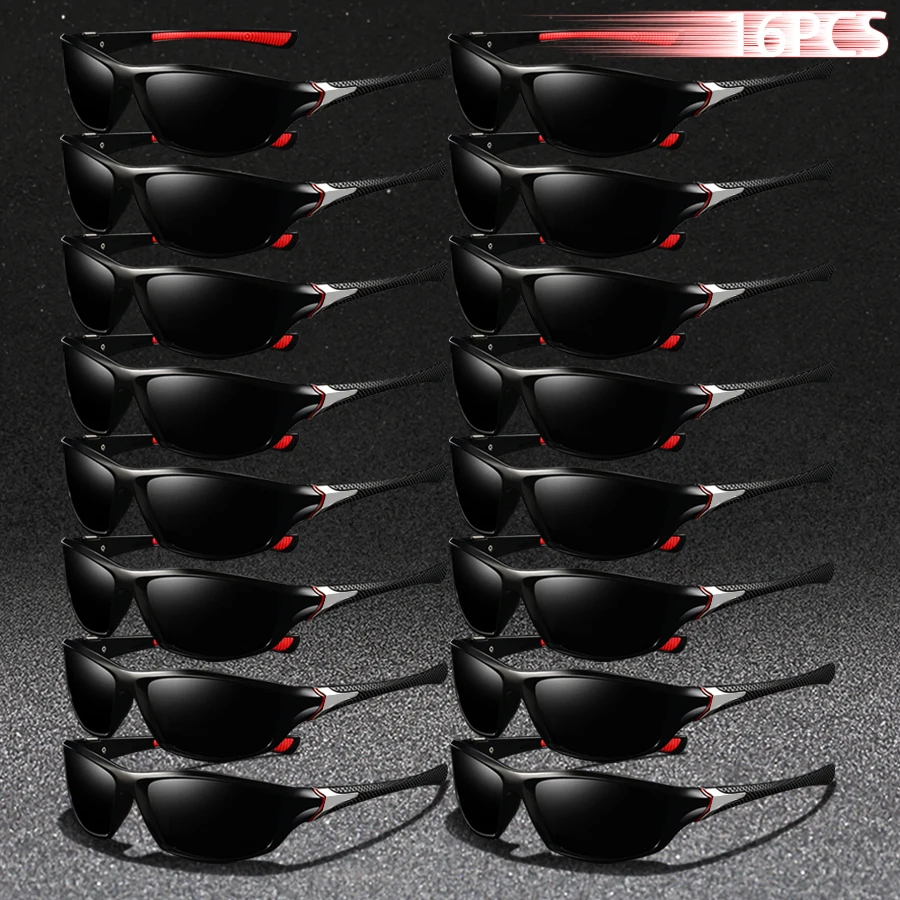 

16PCS Fashion UV400 Safety Goggles Men Women Running Mountaineering Sunglasses Bicycle MTB Eyewear Outdoor Sport Eyeglasses