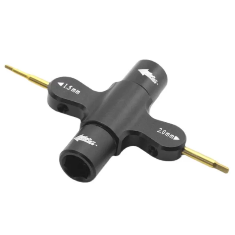 M3 M5 Ratchet Wrench Screw Nut 1.5 2.0mm Hexagon Screwdriver Quick Release Propeller Motor Prop Tool For RC Quadcopter FPV Drone