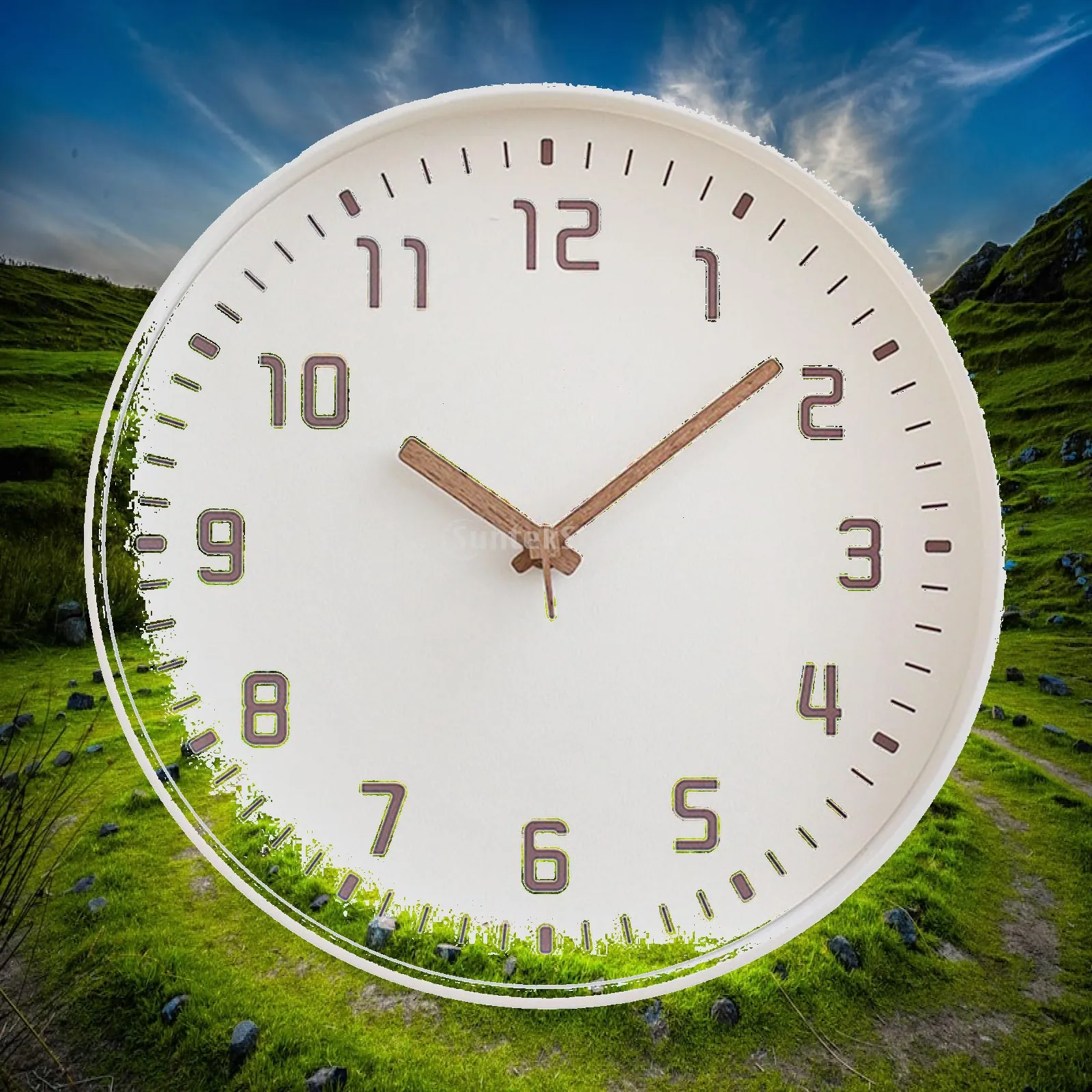 11-inch Wall Clock, Living Room Decor, Minimalism, Easy-to-Read, Artwork,