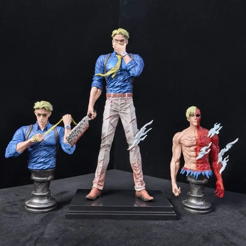 

32cm Anime Jujutsu Kaisen Nanami Kento Action Figures Interchangeable Body Collectible Toys Desktop Ornament Birthday Gifts