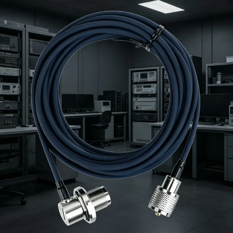 2D5MP-ML Mobile Radio Antenna Feeder Cable 1.2/2/5/6m Extension Jumper Ham Walkie Talkie