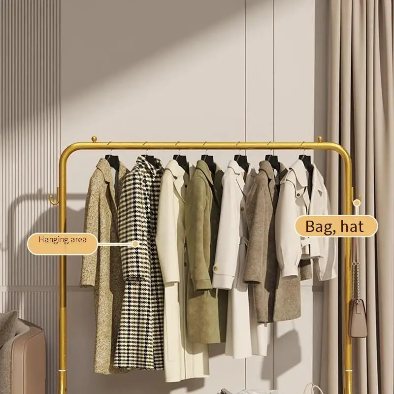 Bedroom Organizer Entrance Clothes Bedroom Storage Living Room Jacket Coat Hanger Floor Standing Guarda Roupa Home Eccessories