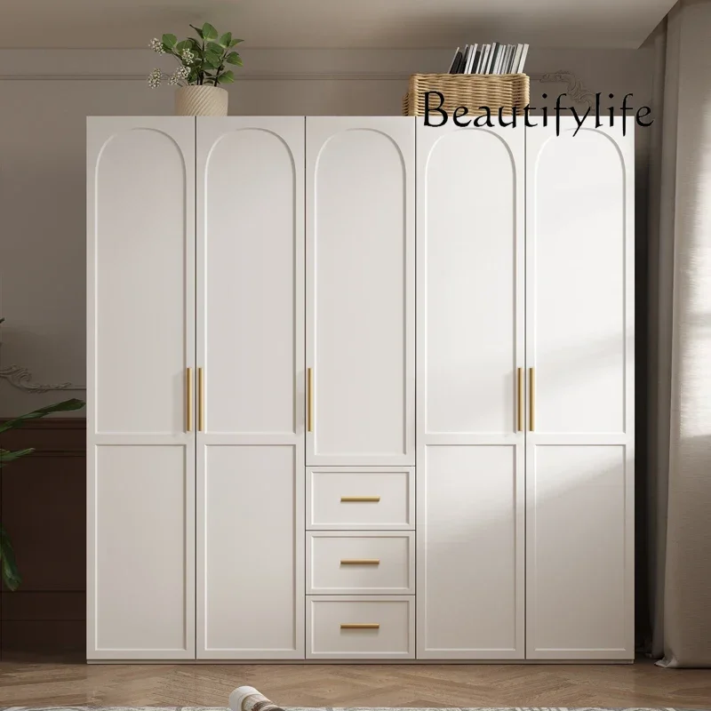

S Nordic Elegant White Wardrobe Bedroom Design New Household Storage Wardrobes Organizer Clothes Guarda Roupa Bedroom Furniture