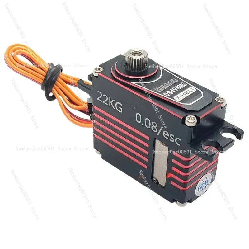 

GDW DS498MG All Metal Standard Digital High Voltage High Speed High Torque 22KG Model Aircraft Turbojet Medium Servo