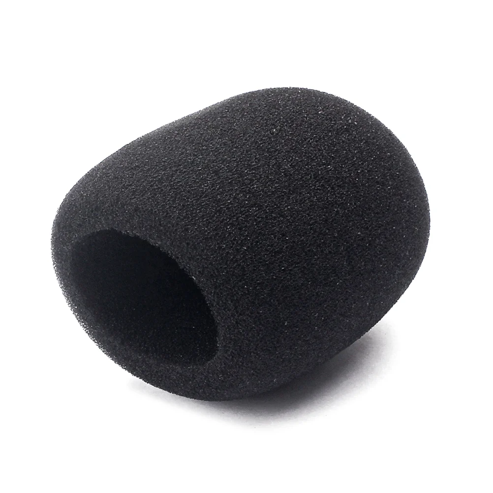 

36mm Microphone Cover Professional Thicken Studio Windscreen Protective Shield Sponge Microphone (Black)