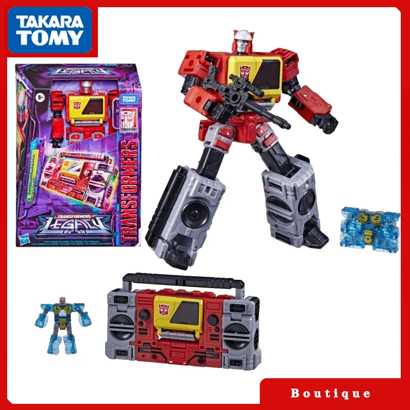 

In Stock Takara Tomy Transformers Toys Legacy 18CM Voyage Class Blaster&Eject Autobot Action Figures Gifts Hobbies Collectible