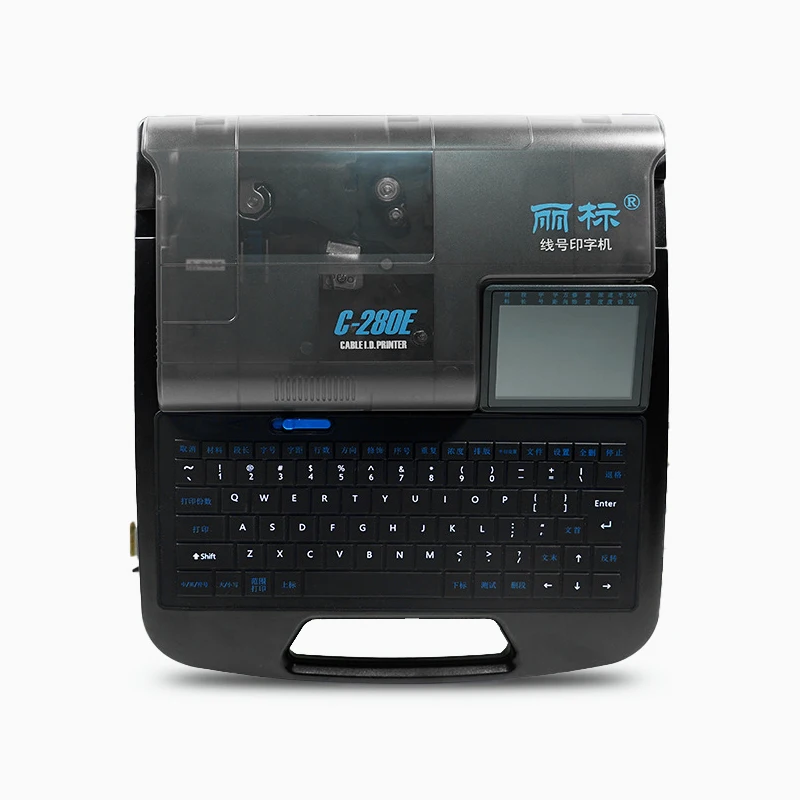 

Принтер этикеток C-280E для термопечати, для кабельных маркеров, наклеек со штрих-кодами, термоусадочных трубок, этикеток для кабеля, в наличии