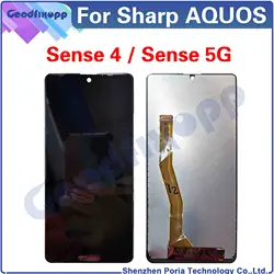 For Sharp AQUOS Sense4 Sense5G Sense 4 5G LCD Display Touch Screen Digitizer Assembly Repair Parts Replacement