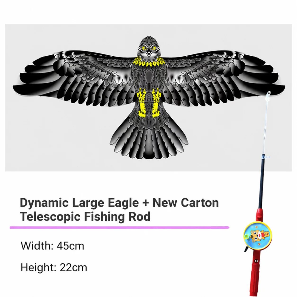 50cm Eagle Kite Will move Larg - огляд і ціна Gardening Tools Kids Set