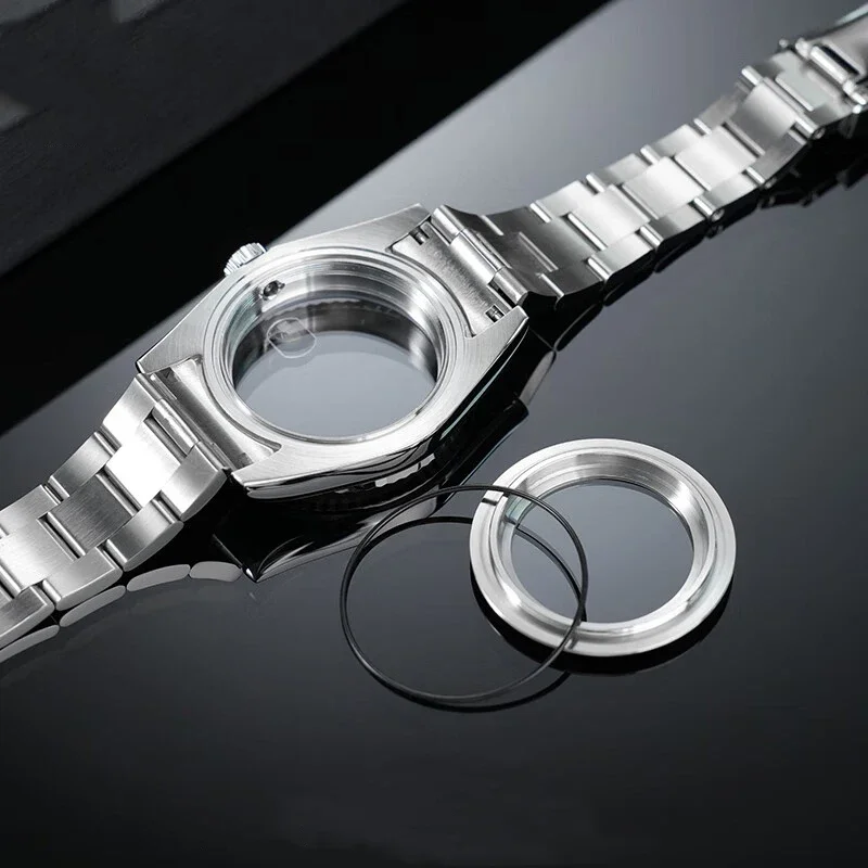 50M Diving Case 36mm 40mm Fit NH35 NH36 NH34 GMT ETA 2824 PT5000 Watch Case Jubilee Bracelet Sapphire Glass Slide Buckle