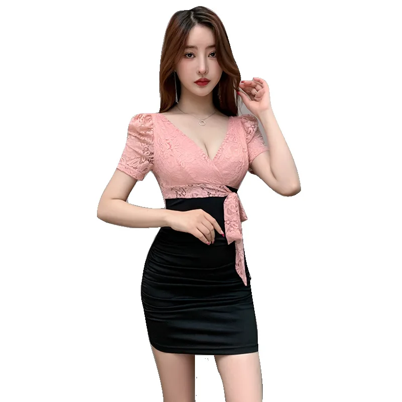 Bodycon Dresses Homecoming Long Woman Criss Cross Strappy Back Detail Open Low Cut Front Clubwear Night Out Dancing Party Hot GF