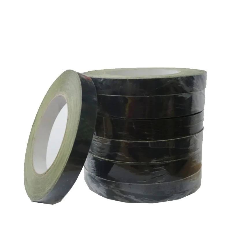Black Acetate Cloth Adhesive Tape wire Line repair insulation high temperature resistant tape 5mm~100mm