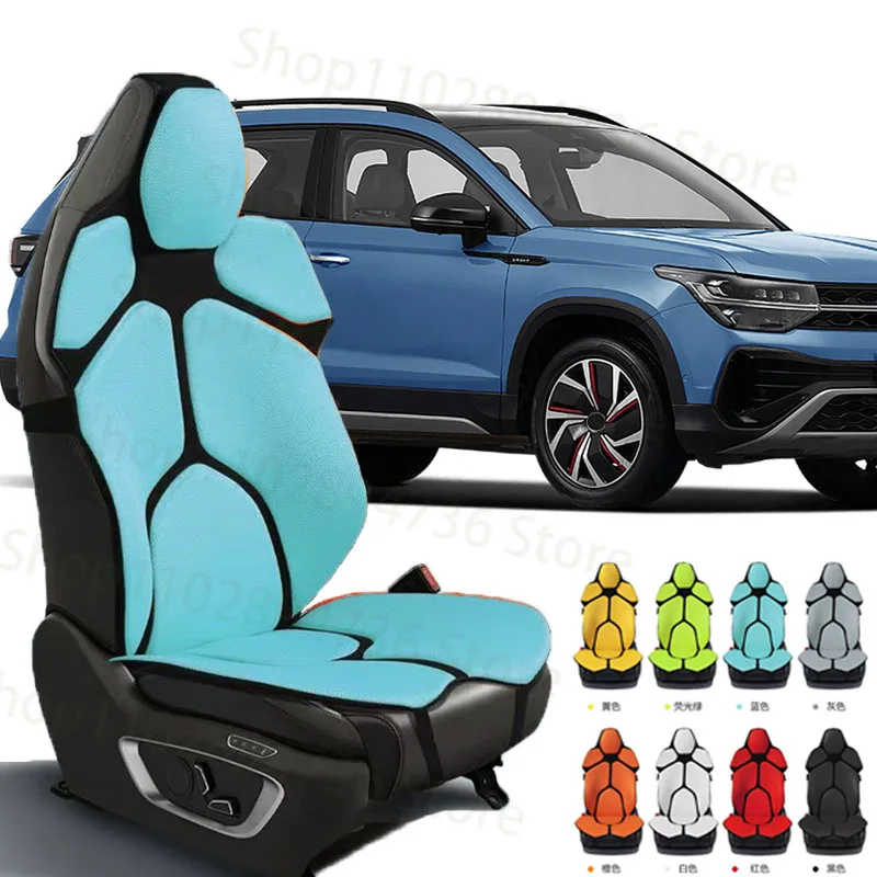 

FOR VW Tharu Cushion Car Seat Chair Back Mesh Lumbar Back Brace Massage Back Pad Support Home Office