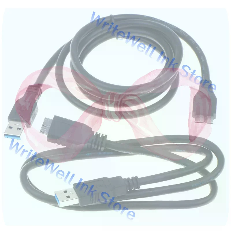 USB3.0 Type A To Micro B External Hard Drive Disk Cable 5Gbps High Speed Transfer For External Hard Drives Cameras Phones