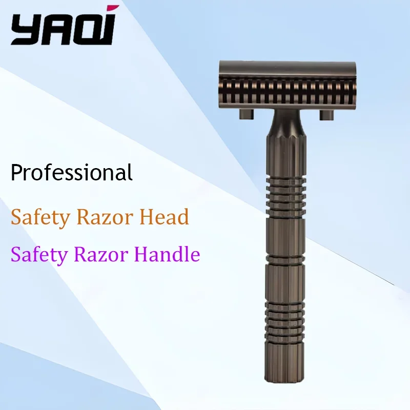 YAQI Bohemia 316 Stainless Steel Adjustable Baseplate Men Safety Razor - for Precision Shaving, Barber-Grade Men's Grooming Tool view 5