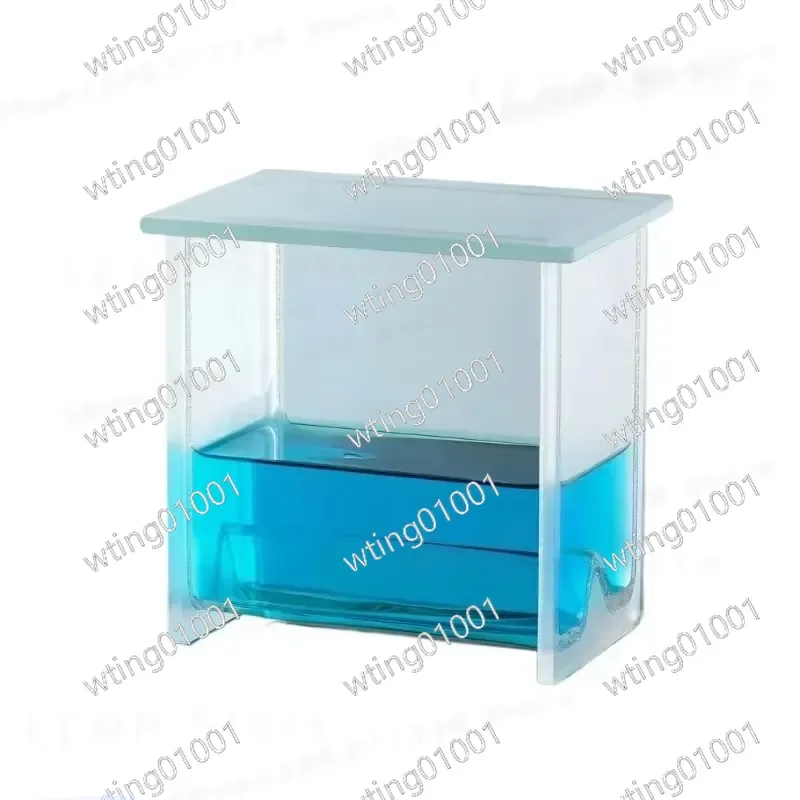 for Developing Tank Vertical Double Glass Tank Lab Solvent Glass Staining Chamber Dimension L H 100 100mm