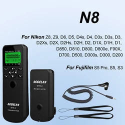 WTR-2 Camera Timer Remote Timelapse Intervalometer Shutter Release For Nikon 10-PIN Z8 Z9 D6 D5 D4 D850 D810 D800 D700 D500 D300