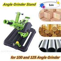 Angle Grinder Bracket Stand 100-125mm Black Green DIY Stand Grinder Holder For Woodworking Cutting