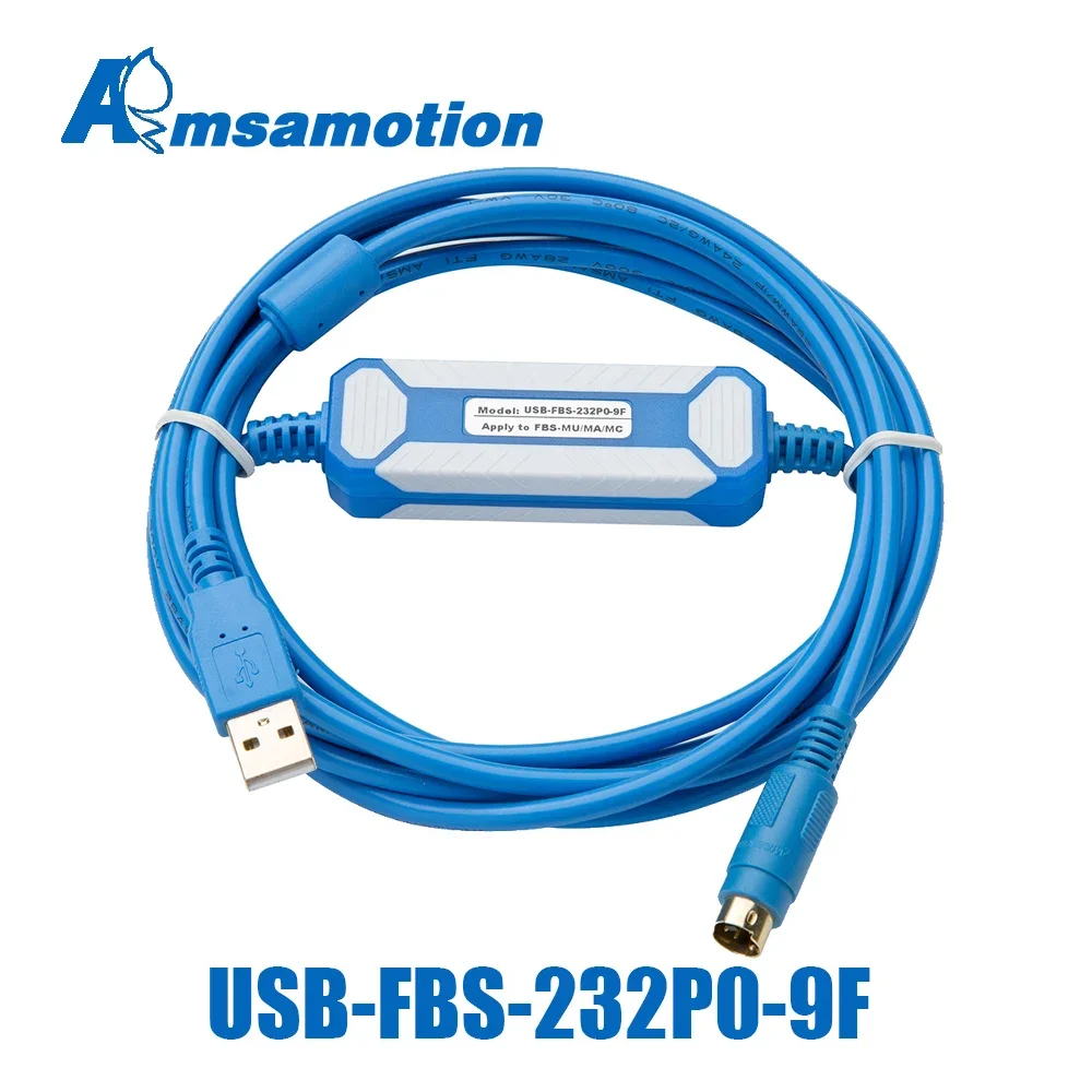 USB-FBS-232P0-9F odpowiedni Fatek FBS FB1Z serii B1 PLC pozłacany interfejs kabel do programowania wersji USB do adaptera RS232