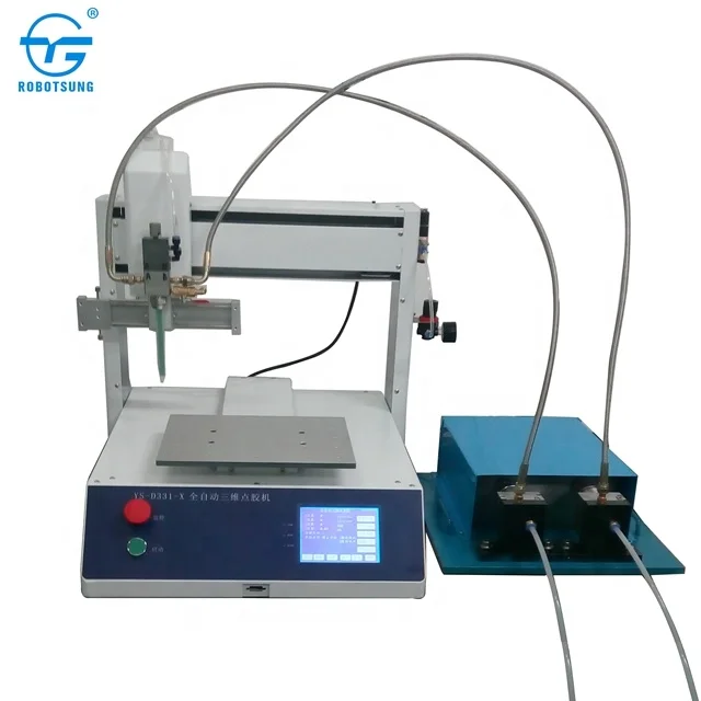 top selling products in europe Automatic dispensing Epoxy Stickers and Labels liquid glue Doming Machine