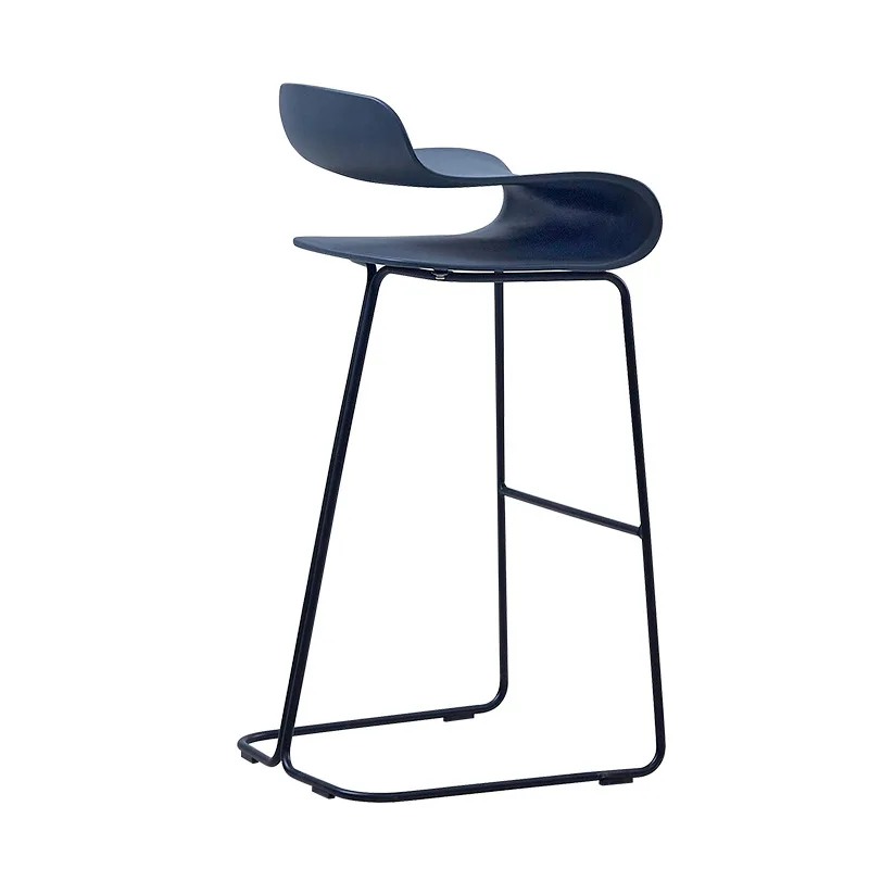 

Modern simple bar chair Home wrought iron bar stool