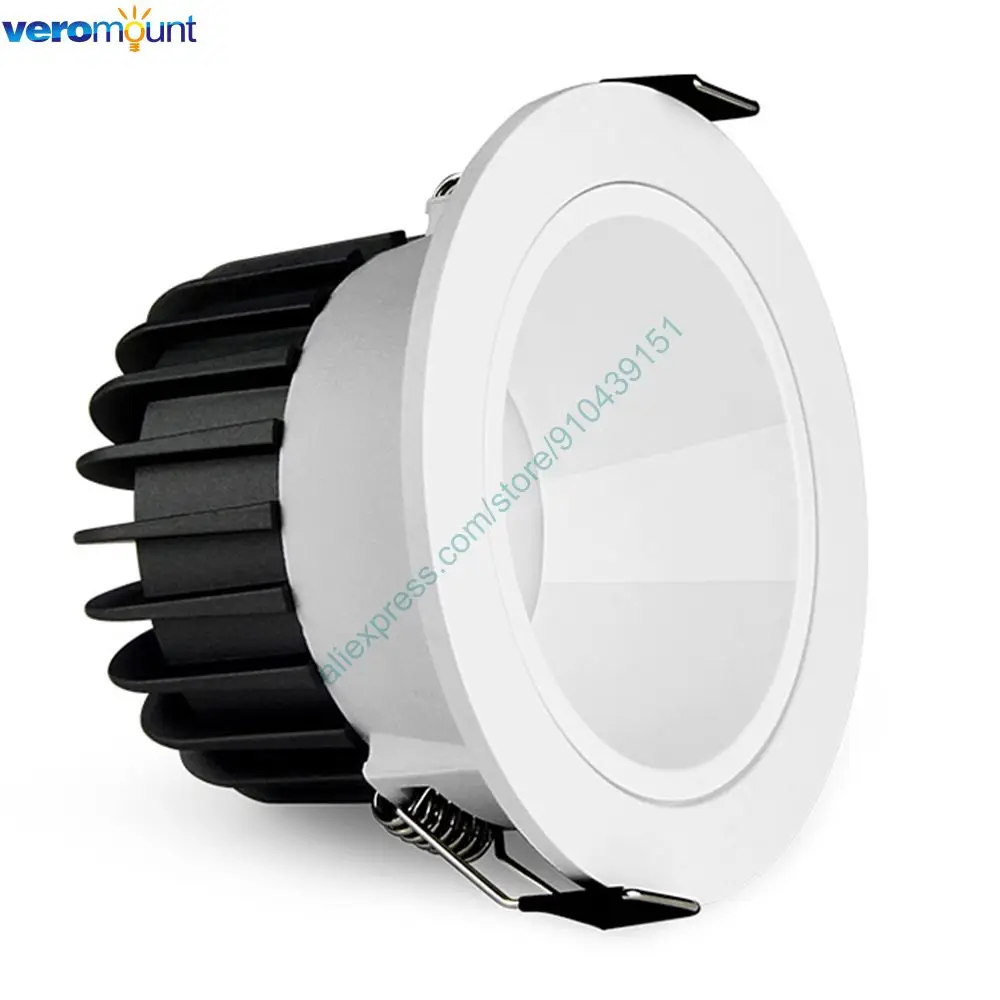 Imagem -03 - Miboxer Fut070 6w Anti-reflexo Rgb Mais Cct Led Downlight Teto Regulável 110v 220v Ângulo de 60 Graus 2.4g rf Controle Remoto de Voz Wifi