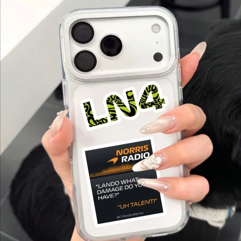 59PCS Lando Norris racing-themed sticker set–Waterproof Vinyl Decals for Laptop, Water Bottle, Suitcase, Car, Helmet, Skateboard - view 5