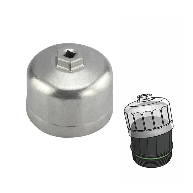 Oil Filter Wrench Cap Housing Tool Remover 16 Flutes 86mm For Car BMW & Volvo Repair Sleeve